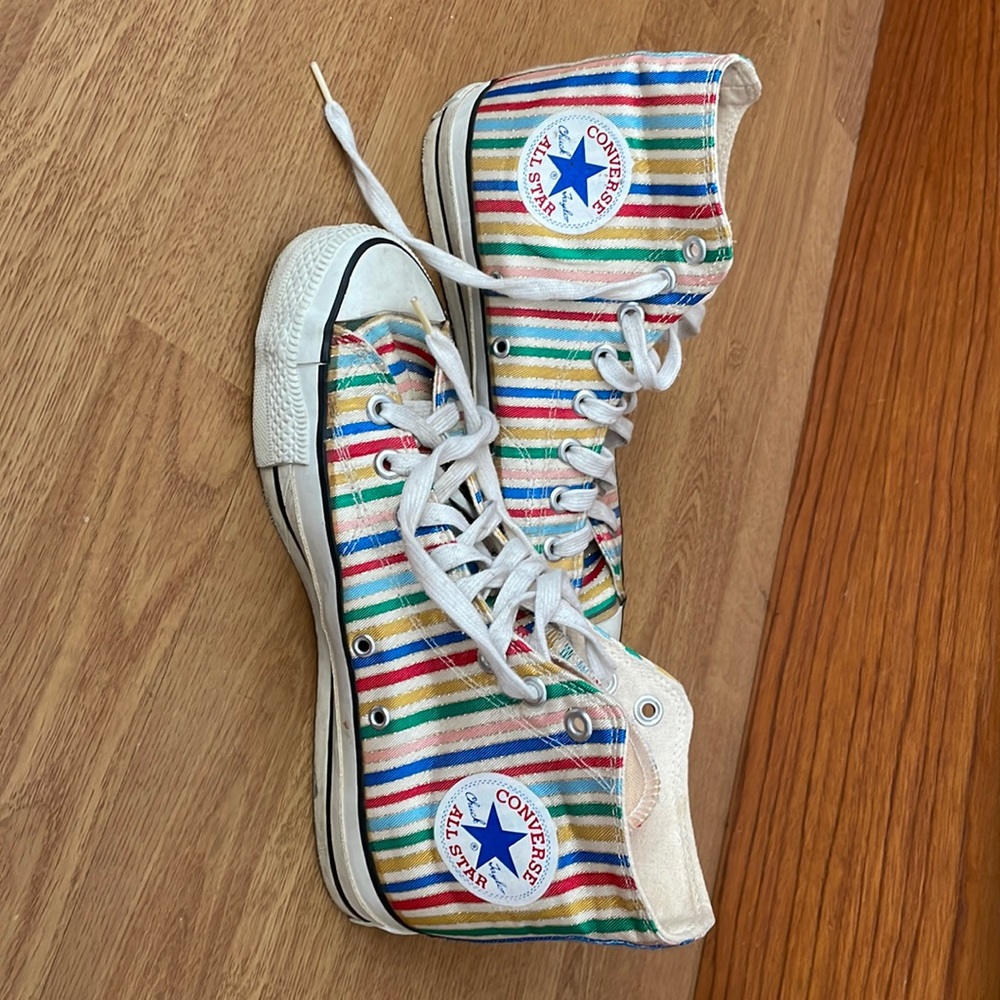 VINTAGE rainbow Converse!